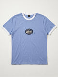 Ringer T-Shirt In Morning Blue