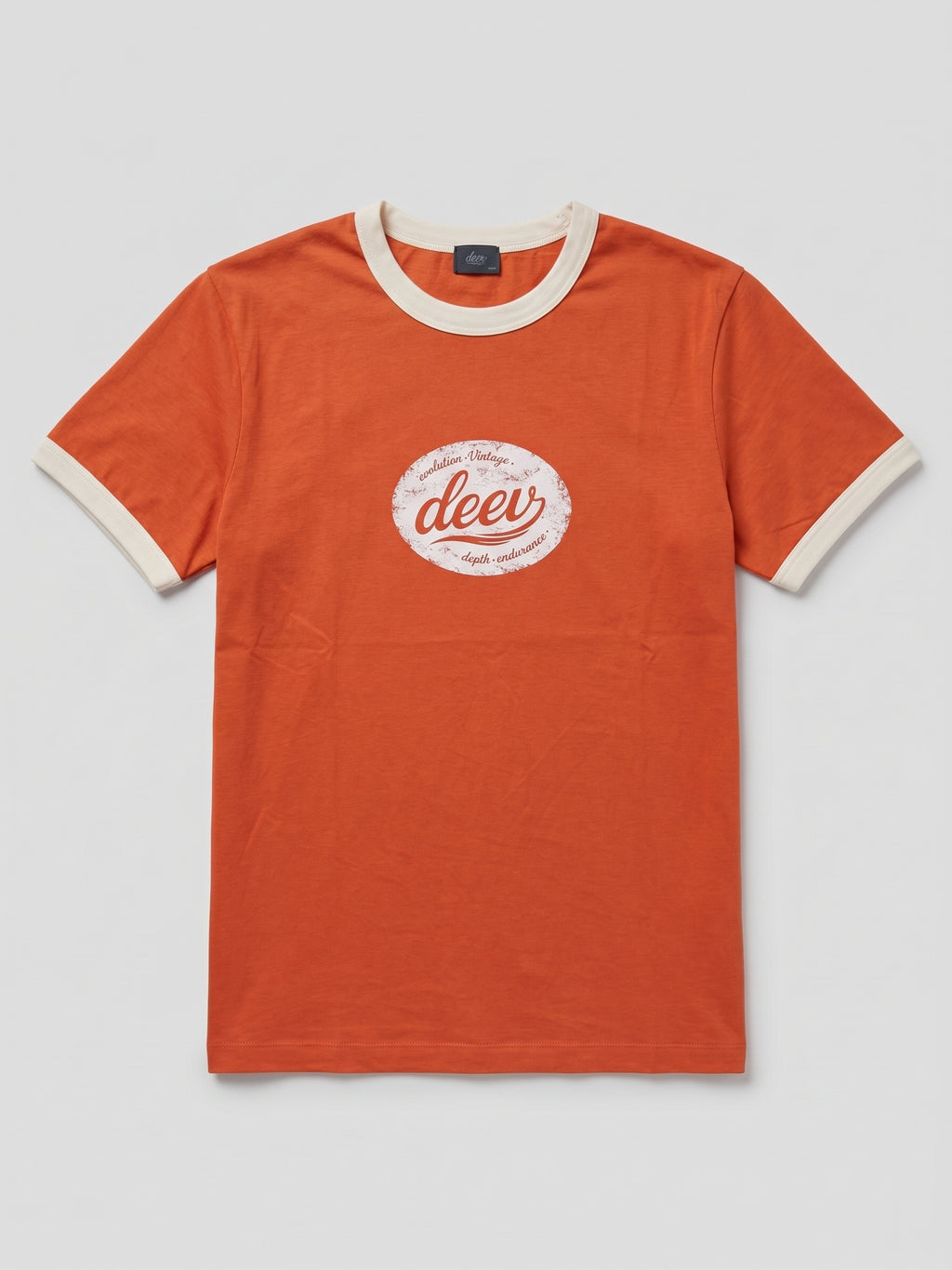Ringer T-Shirt In Orange