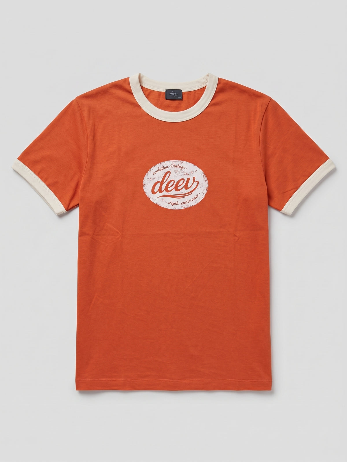Ringer T-Shirt In Orange