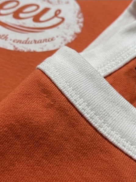 Ringer T-Shirt In Orange
