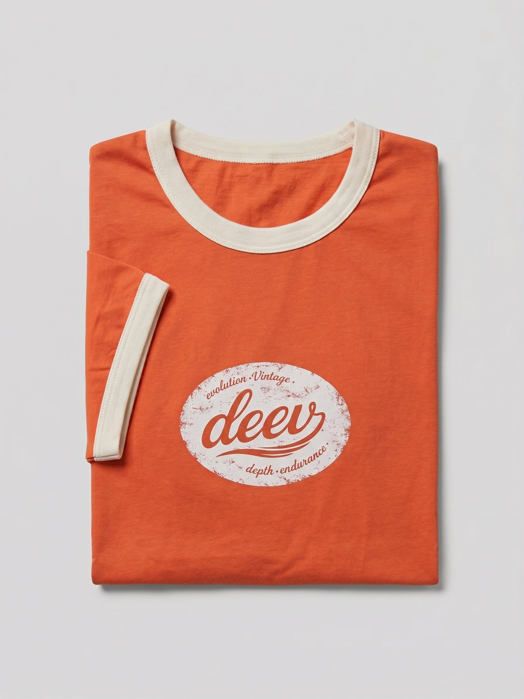 Ringer T-Shirt In Orange