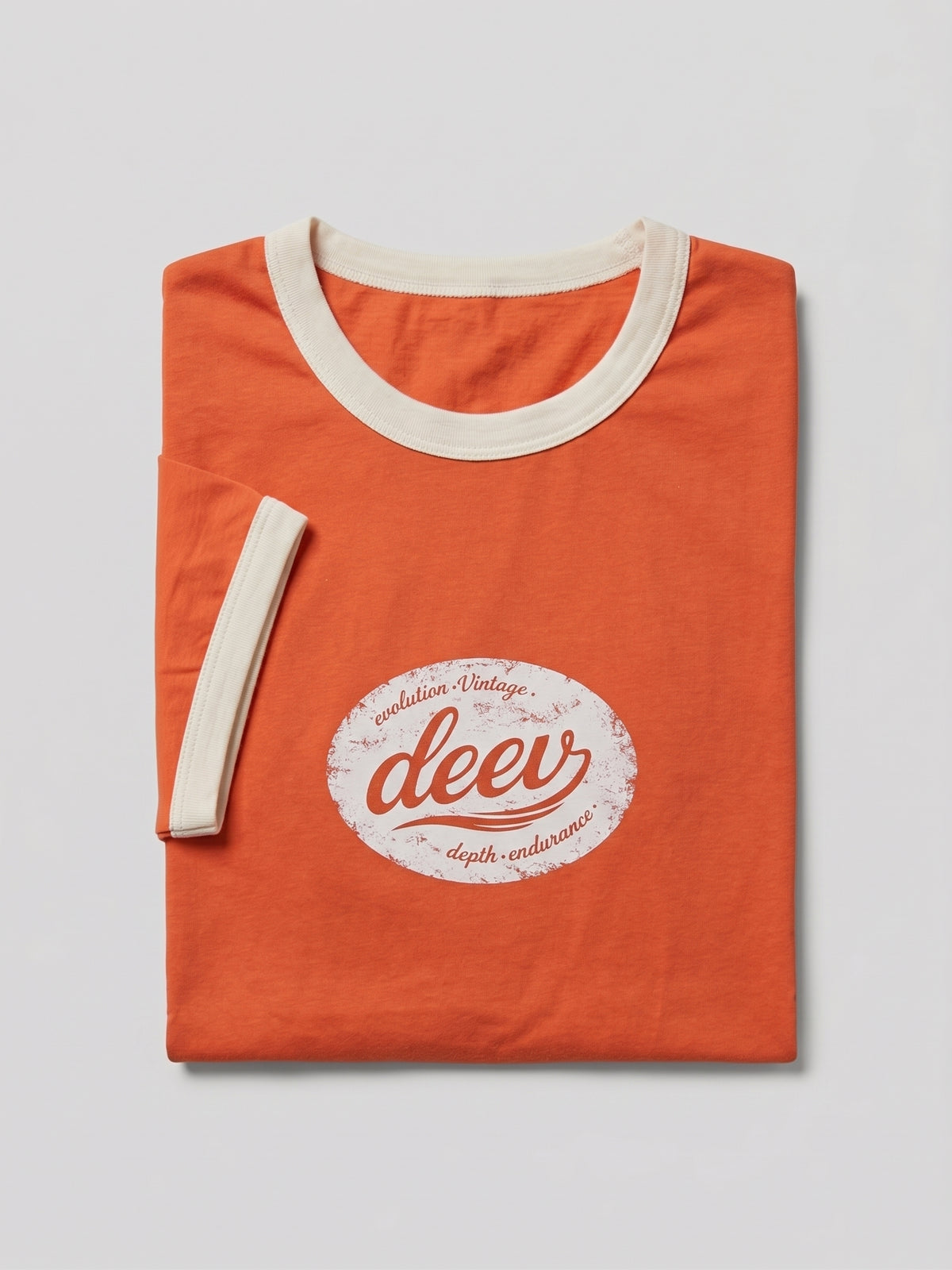 Ringer T-Shirt In Orange