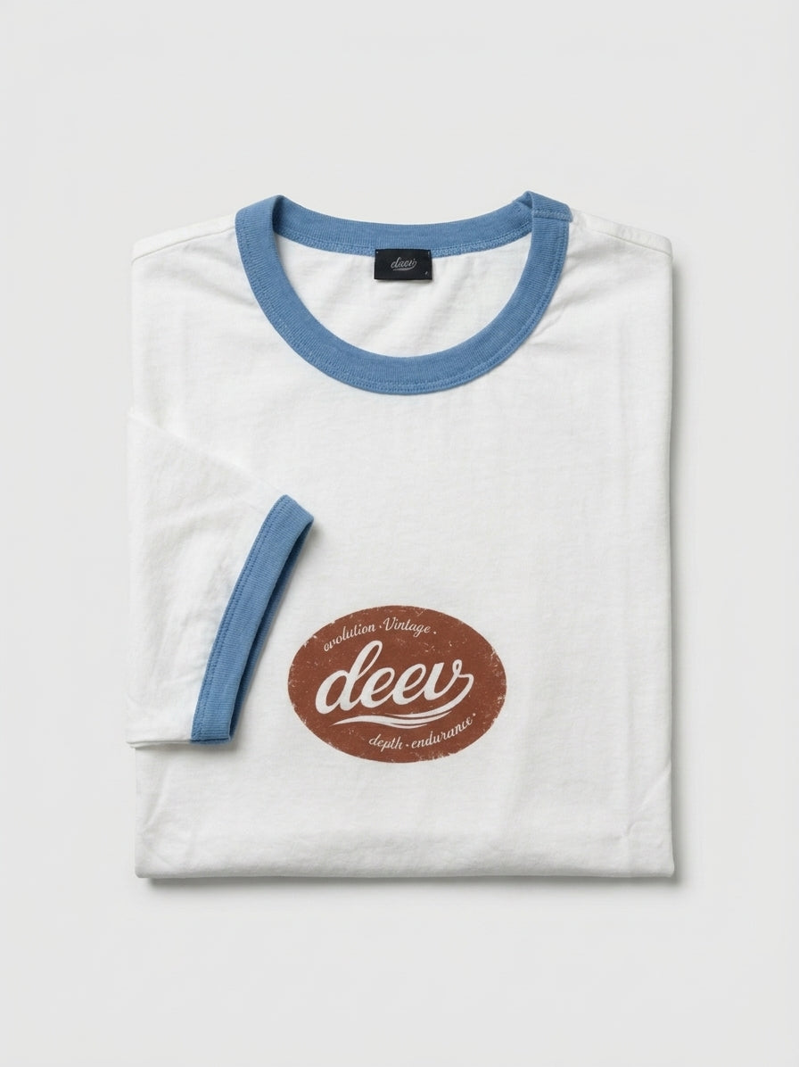 Ringer T-Shirt In White
