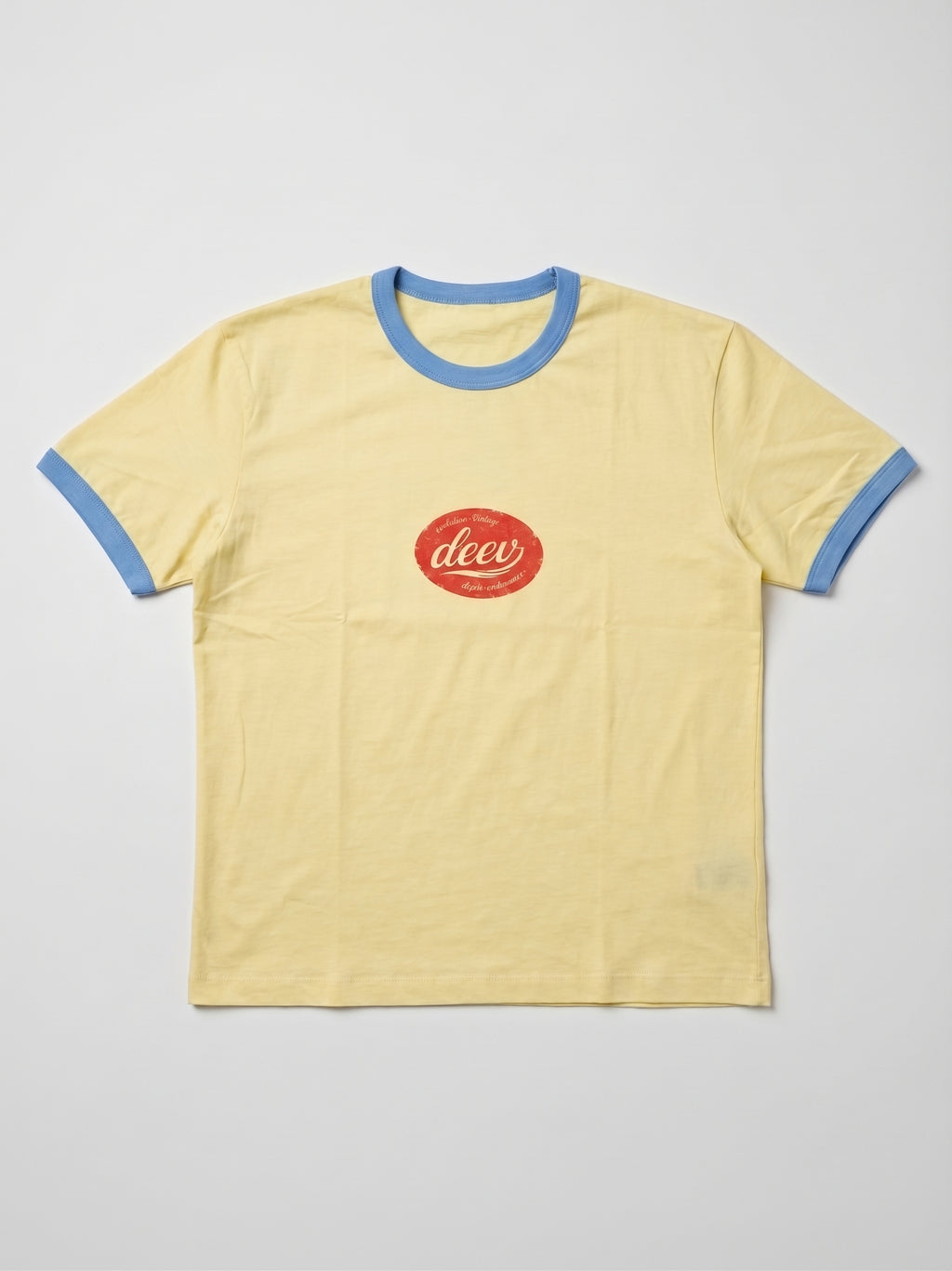 Ringer T-Shirt In Yellow