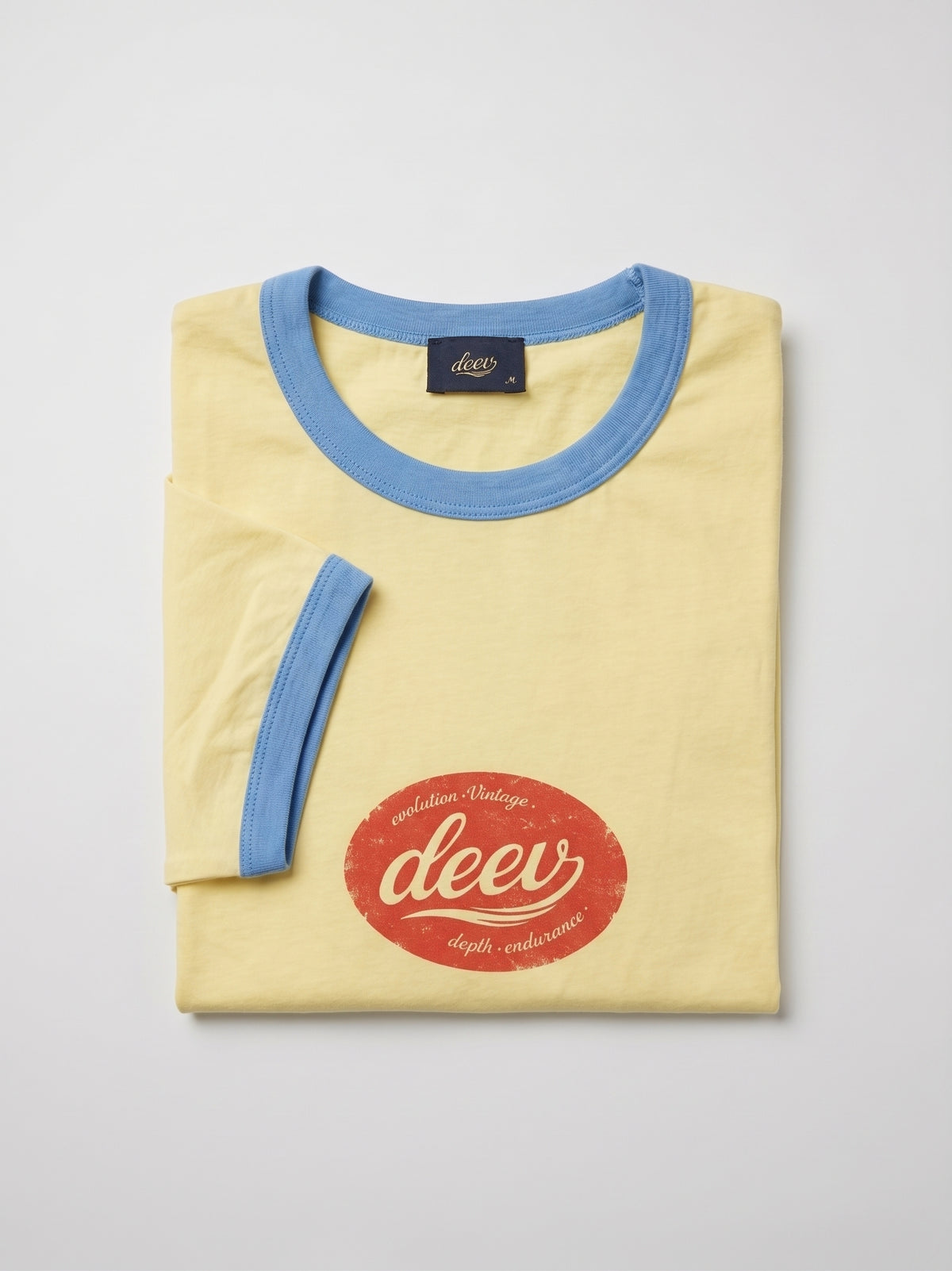 Ringer T-Shirt In Yellow
